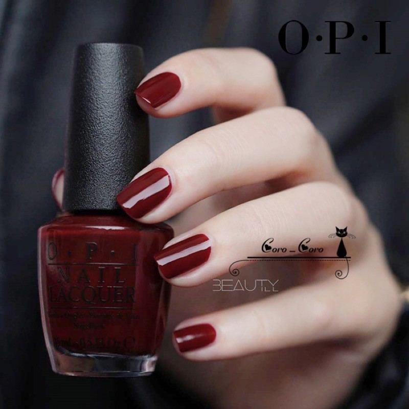 SƠN MÓNG TAY OPI 15ML TÔNG MÀU ĐỎ ĐÔ (H12)