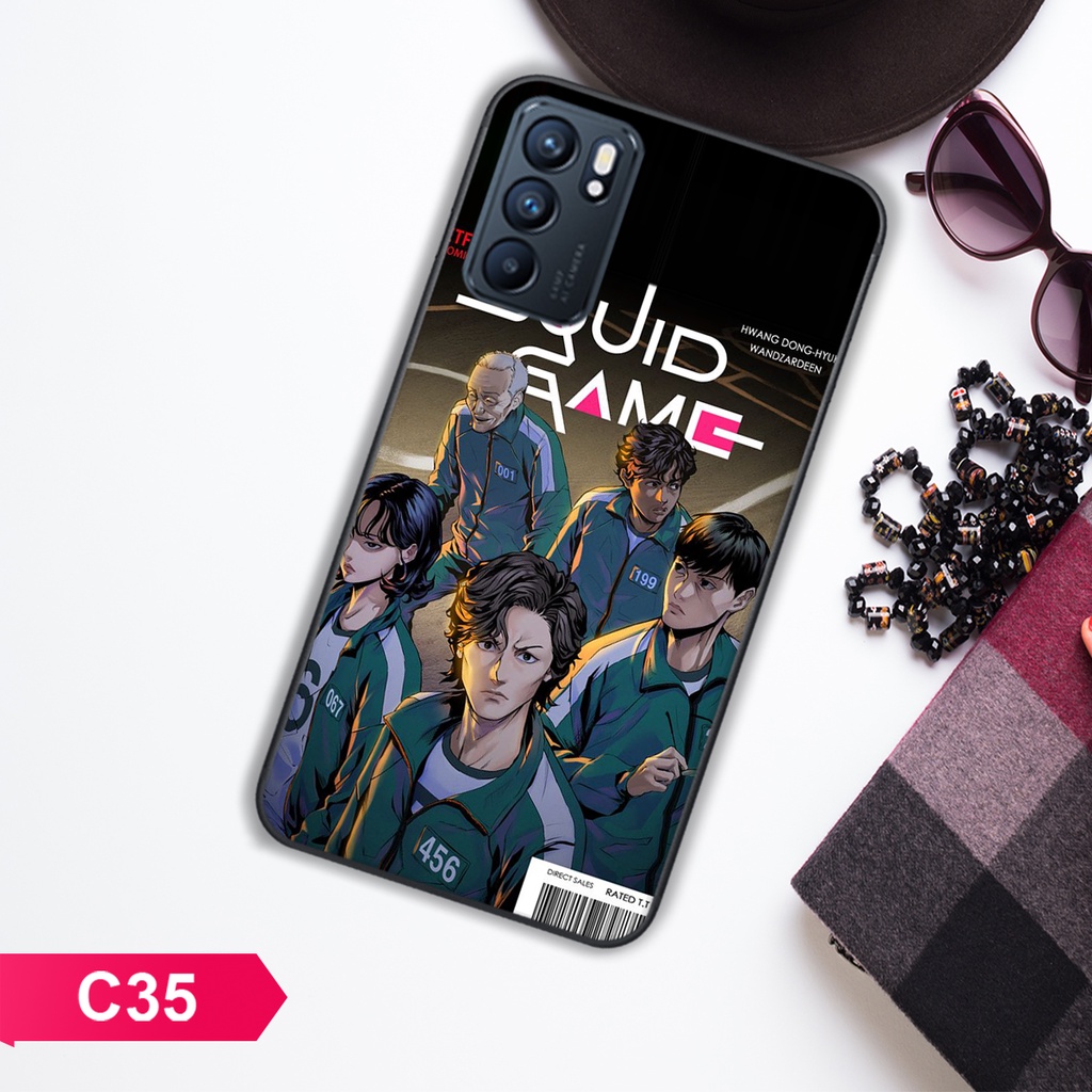 [HOT] ỐP LƯNG ĐIỆN THOẠI OPPO RENO 6 5G -RENO 6Z 5G MẪU SQUID GAME CỰC HOT 2021