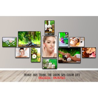 TRANH SPA DÁN TƯỜNG TRANG TRÍ DECOR SPA ĐẸP KÈM PHỤ KIỆN TRANG TRÍ SPA SALON TÓC NAIL PHUN XĂM THẨM MỸ VIỆN CEO 3 MOKOSA