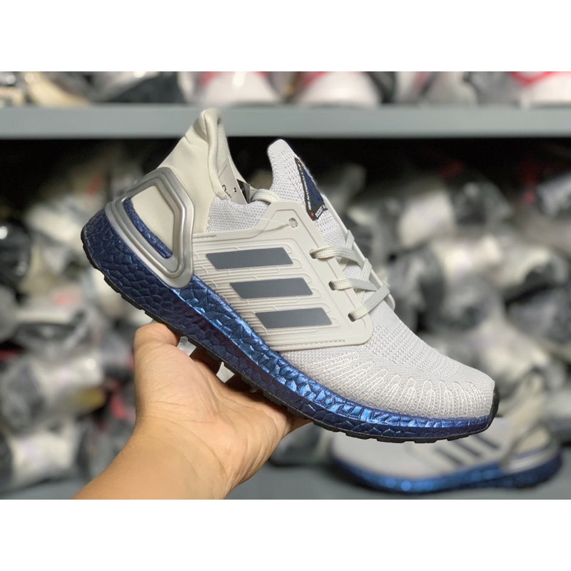 Giày Ultra Boost 20 Dash Grey màu Xám đế Xanh Đen | BigBuy360 - bigbuy360.vn