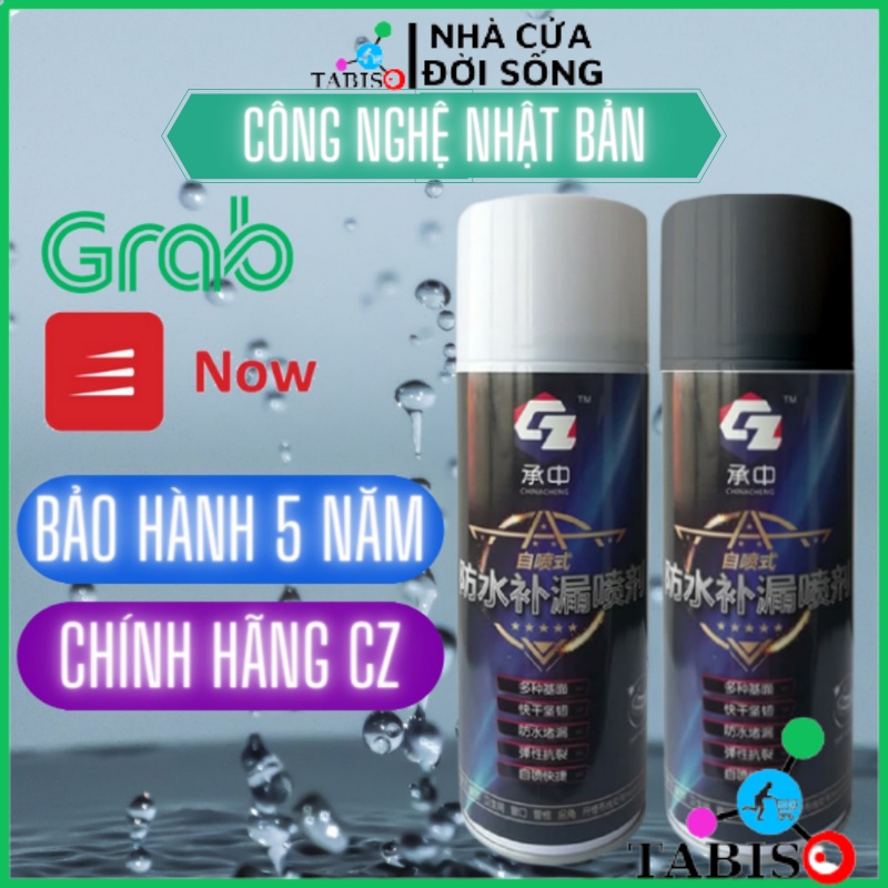 Bình Xịt Chống Thấm CZ - Sơn Bọt Epoxy Chống Thấm 450ml - Chống thấm sàn, tường, mái nhà... TABISO