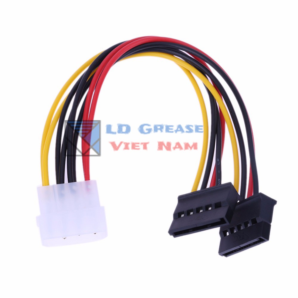 Dây chia Molex 4 Pin sang 2 cổng Sata