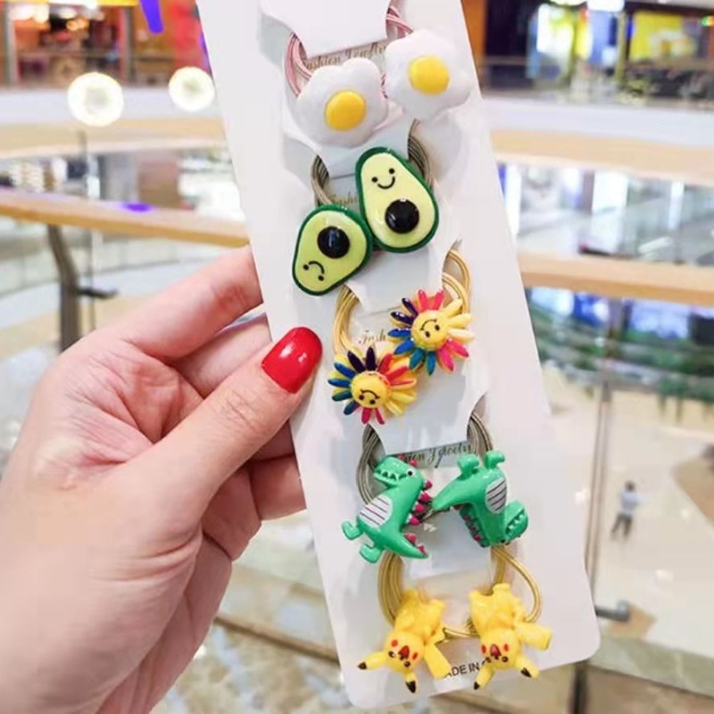 Dây Buộc Tóc Cao Su Nhỏ Dễ Thương Không Đau Cho Bé Gái