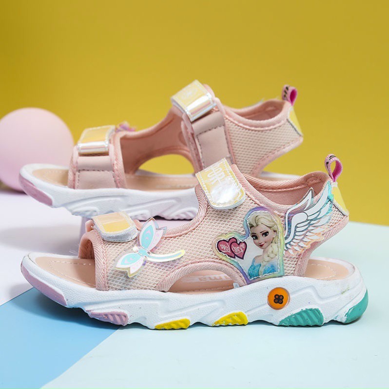 [FREESHIP ĐƠN HÀNG TỪ 50K]Giày dép quai hậu elsa công chúa cho bé từ 3 đến 10 tuổi