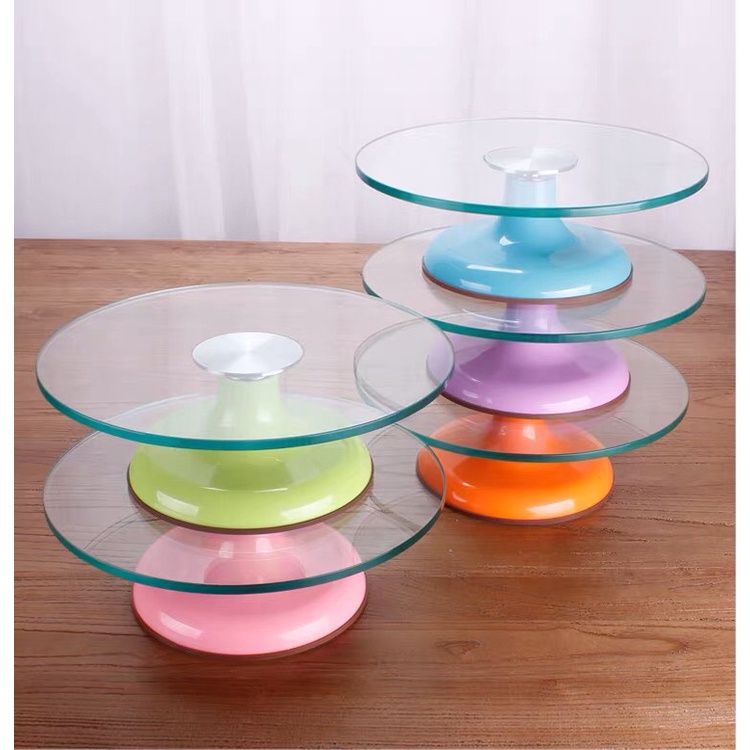 Bàn Xoay Kính Làm Bánh 30cm