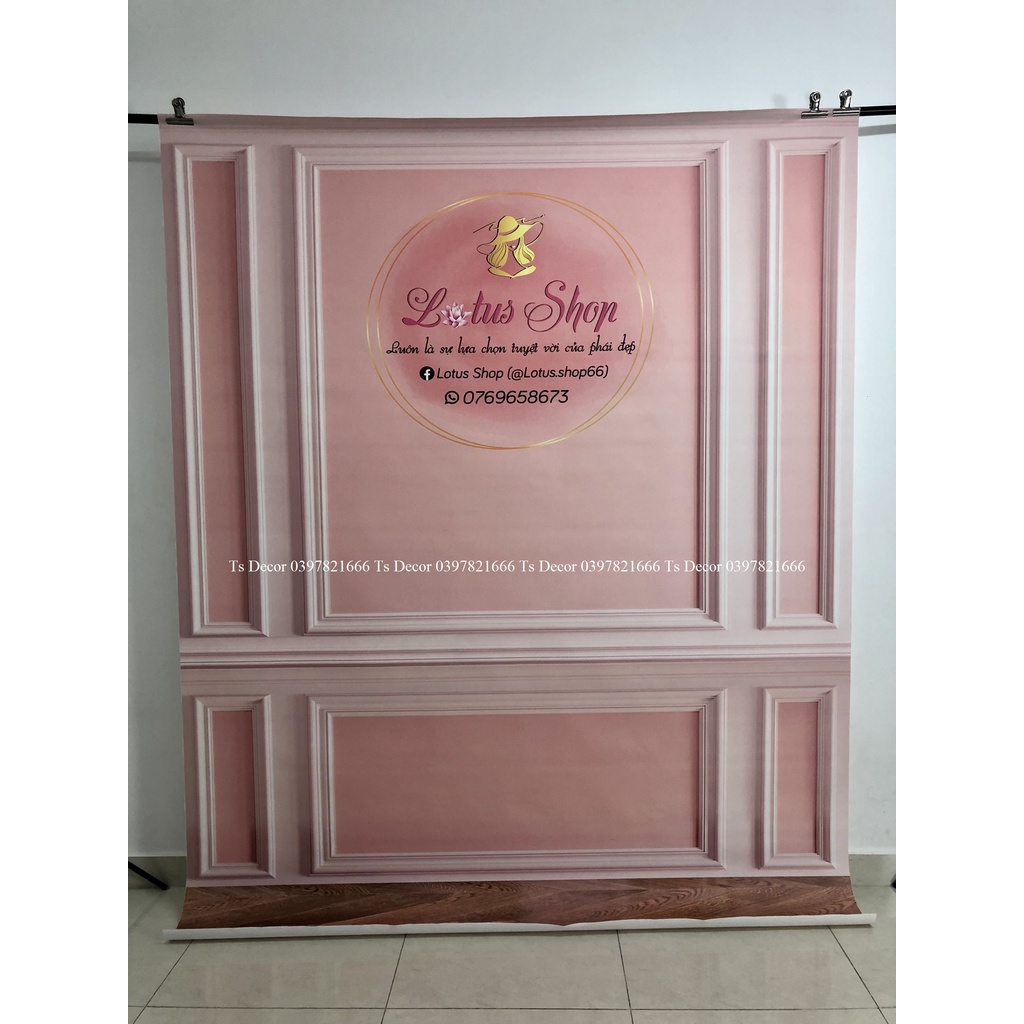 Phông Nền Chụp Ảnh và Livestream Màu Tím 3D 5D Cao Cấp