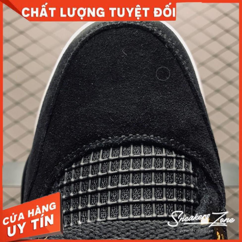 (FREESHIP+HỘP+QUÀ) Giày thể thao Giày thể thao AIR JORDAN 4 ROYALTY đen đế trắng siêu đẹp cho nam và nữ SALE 20%