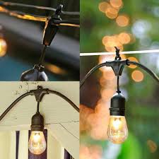 Đèn dây: Bộ đèn dây trang trí ngoài trời 5m 10 đui (chưa kèm bóng)