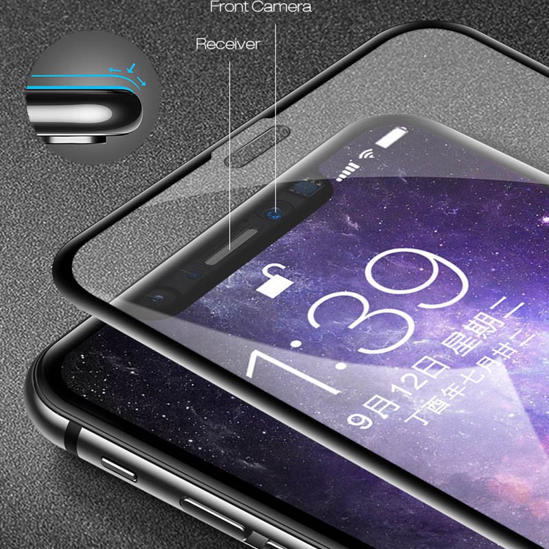 Full-screen tempered glass for iPhone X