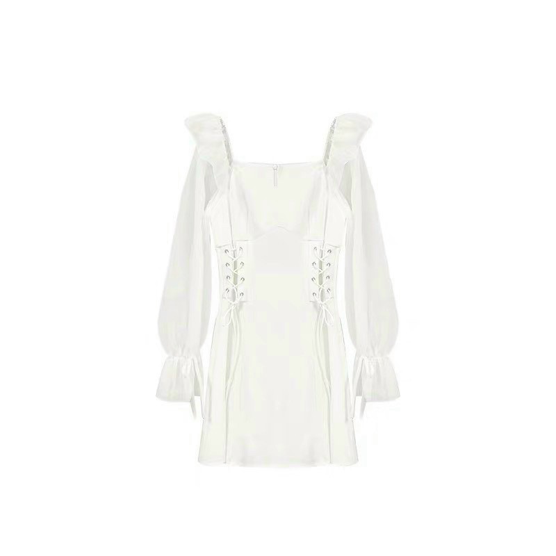 Đầm Dự Tiệc Đầm Thiết Kế Tay Voan Đan Eo Tôn Dáng Siêu Đẹp Hanaki HNK1008 | BigBuy360 - bigbuy360.vn