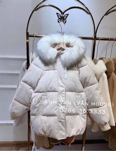 Áo phao béo ngắn tay gân mũ lông hàng QCCC (hàng có sẵn )-béo ngắn tay gân | BigBuy360 - bigbuy360.vn