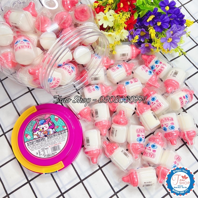 Kẹo dẻo có nhân hình Sushi / gấu Losto / trái xoài / bình sữa siêu dễ thương