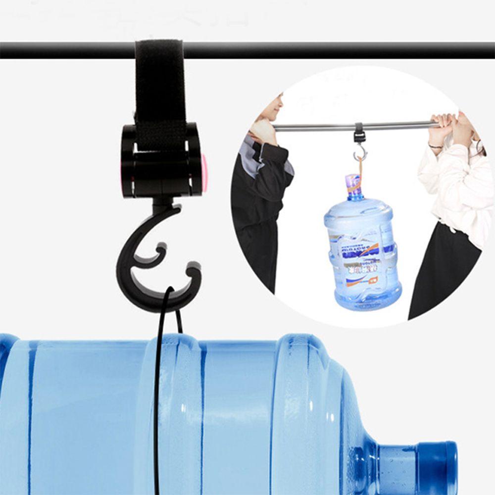 SUSANS Bộ 2 Móc Treo Đồ Xoay 360 Độ Gắn Xe Đẩy Em Bé Tiện Dụng