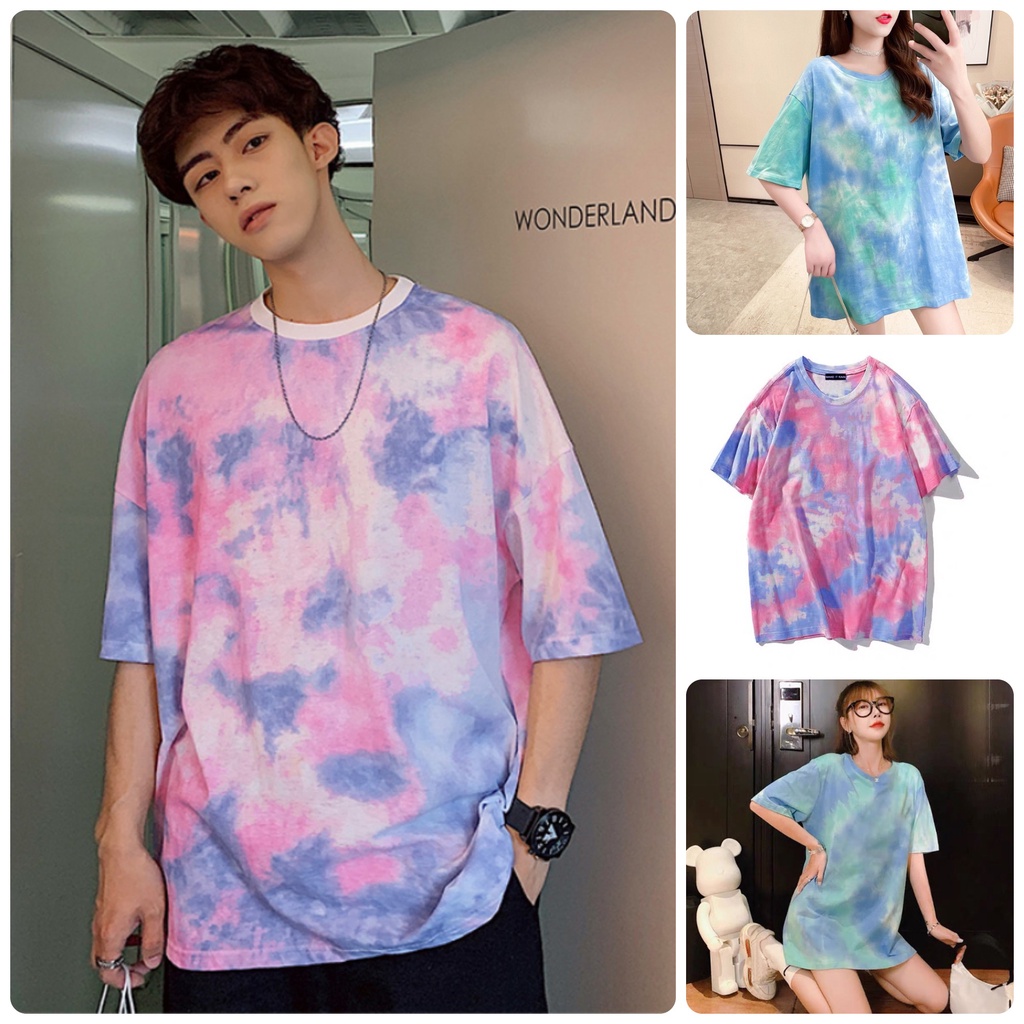 Áo Thun Cổ Tròn Tshirt Nữ Nam Unisex Chất Vải Thun Cotton Loang Trơn WAT465