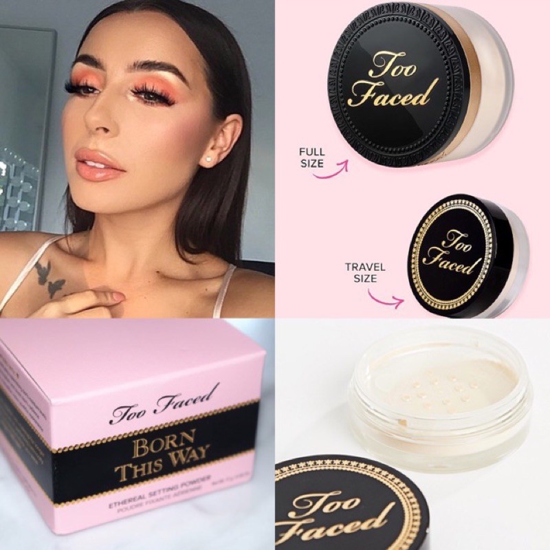Phấn Phủ Bột Too Faced Born This Way Ethereal Setting Powder (Màu Translucent)