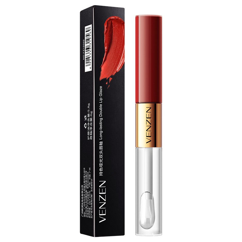 Son môi Venzen 2 đầu lâu trôi trong 12 giờ 5.8g+6g gồm 5 màu trẻ trung tùy chọn | BigBuy360 - bigbuy360.vn