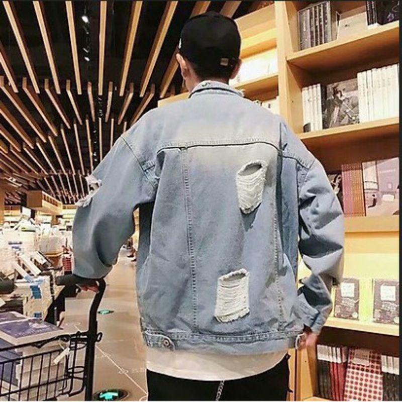 ÁO KHOÁC JEAN PHONG CÁCH THỜI TRANG BỤI BẶM CÁ TÍNH. CHỐNG NẮNG DÀNH CHO NAM,NỮ. CHẤT LIỆU BỀN ĐẸP. giảm giá 10%