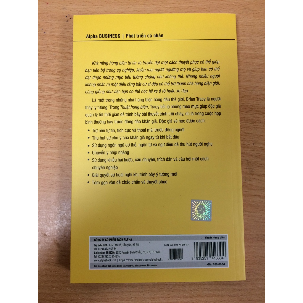 Sách: Thuật Hùng Biện (Tái Bản 2019)
