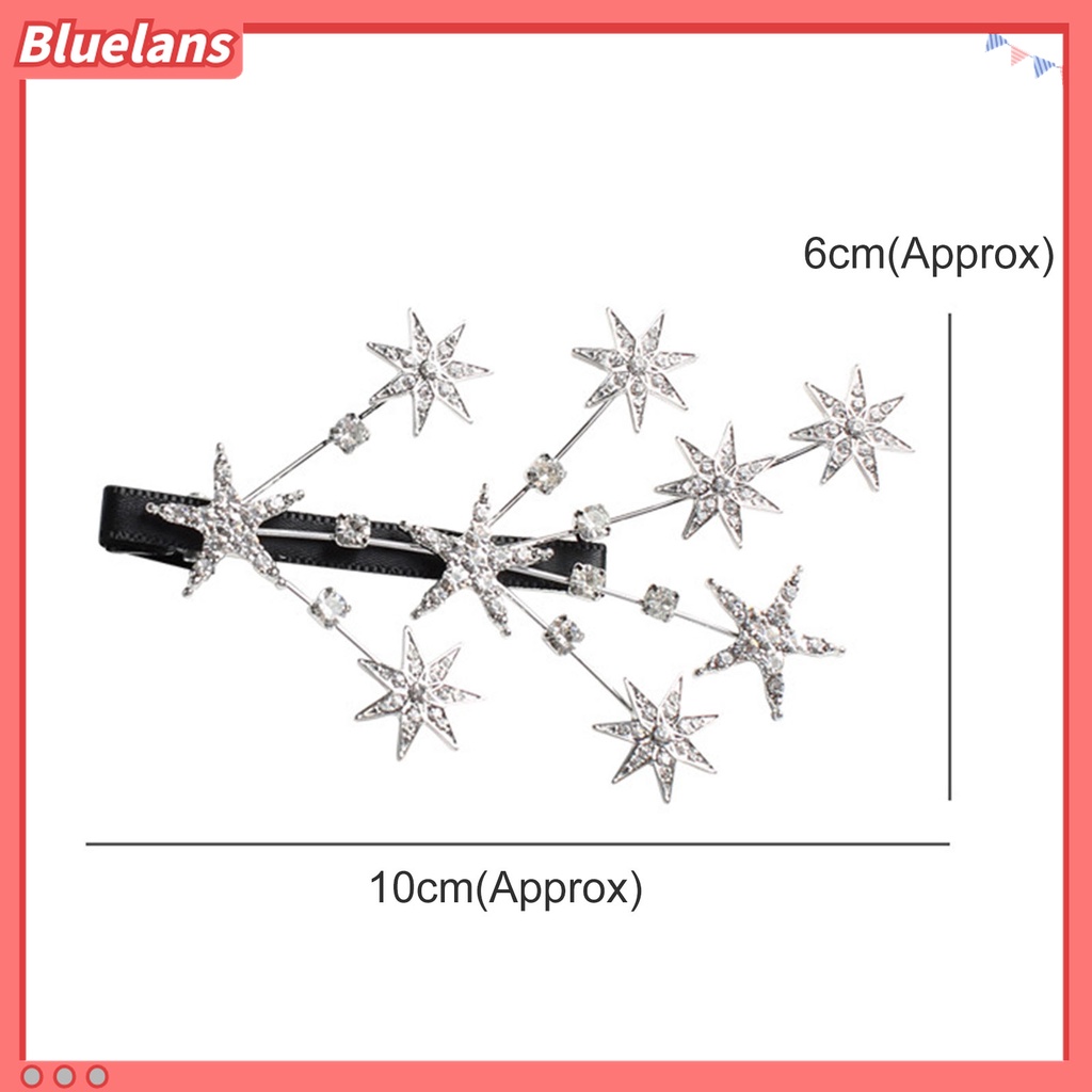 Kẹp Tóc Hình Ngôi Sao Đính Đá Lấp Lánh Thời Trang 48h