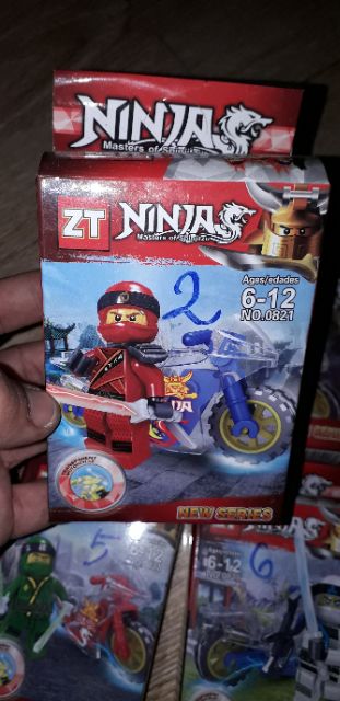 Lắp ráp 1hộp LegoNinjago Xe mô tô ZT0821 rất đẹp