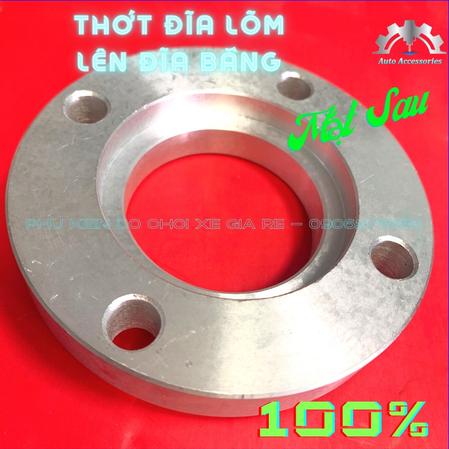 Thớt Lòng Nhôm 4 lỗ gắn Xe Wave từ Đĩa Lõm muốn Lên Đĩa Bằng, Đĩa Thắng Trước 4 lỗ Thông Dụng