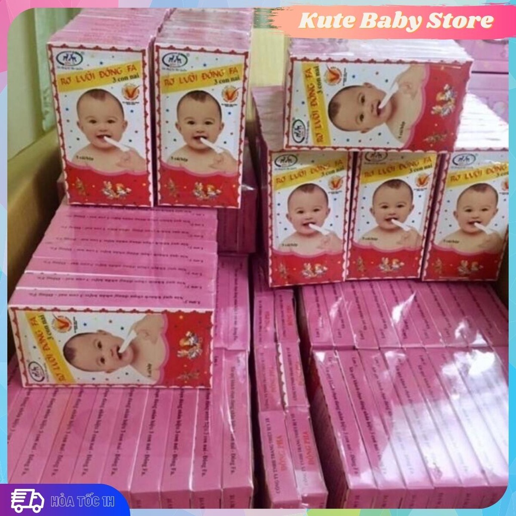 Rơ lưỡi, gạc tưa lưỡi Đông Pha (Gói 10 hộp 50 chiếc)