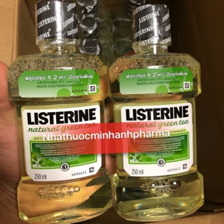 Nước súc miệng Listerine 250ml vị trà xanh