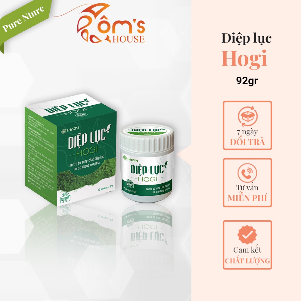 Diệp lục Hogi , hỗ trợ bổ sung diệp lục hạn chế các chất oxy hóa