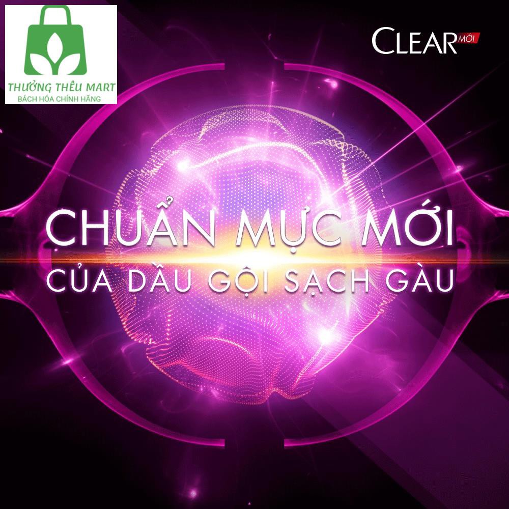 Dầu gội trị gàu Clear mát lạnh bạc hà 630g