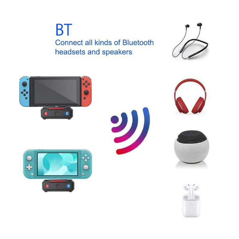 Bộ Thu Phát Tín Hiệu Tai Nghe Không Dây Cho NS Switch