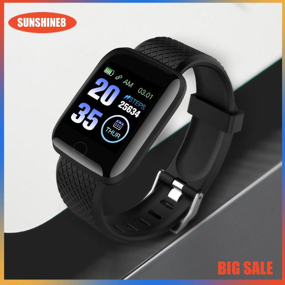 【SUN】Đồng hồ thông minh 116 Plus Vòng đeo tay thể thao đa chức năng 116Plus Dây đeo tay thông minh