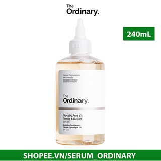 Toner The Ordinary Glycolic Acid 7% Toning Solution - Nước cân bằng tẩy da chết ( 240mL )