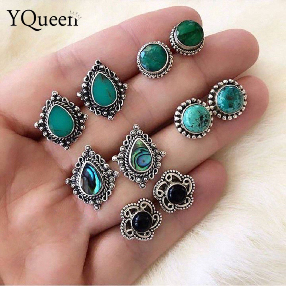 Set 5 Đôi Khuyên Tai Phong Cách Bohemian Cổ Điển Dành Cho Nữ