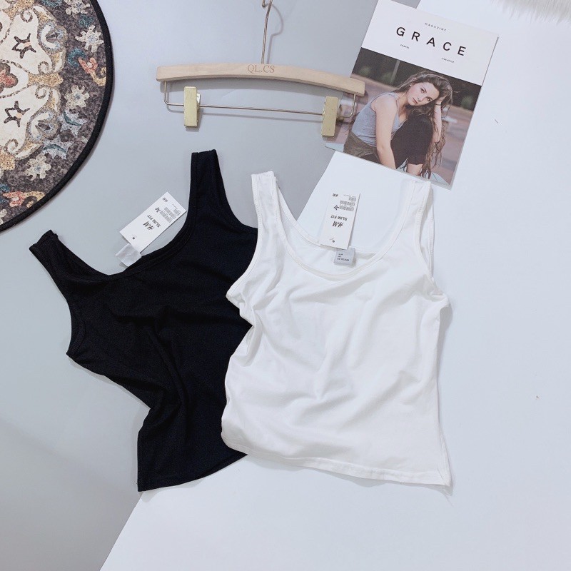 [ Mã WASTAPR giảm 10K đơn 50K] APN31 - ÁO 3 LỖ 2 MÀU ĐEN TRẮNG NỮ | BigBuy360 - bigbuy360.vn