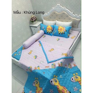 bộ drap mền 5 món cotong poli - drap giường cao cấp