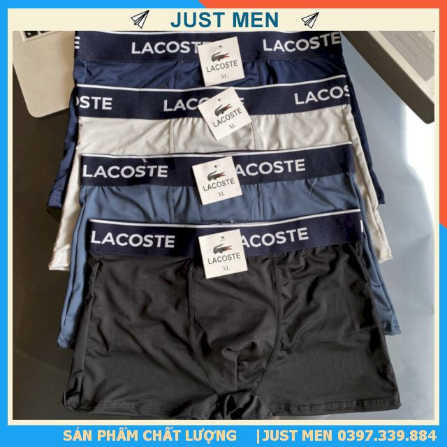 Quần sịp nam lacos hàng xuất chuẩn đẹp, quần lót nam đùi chất thun lạnh mát mịn | Justmen