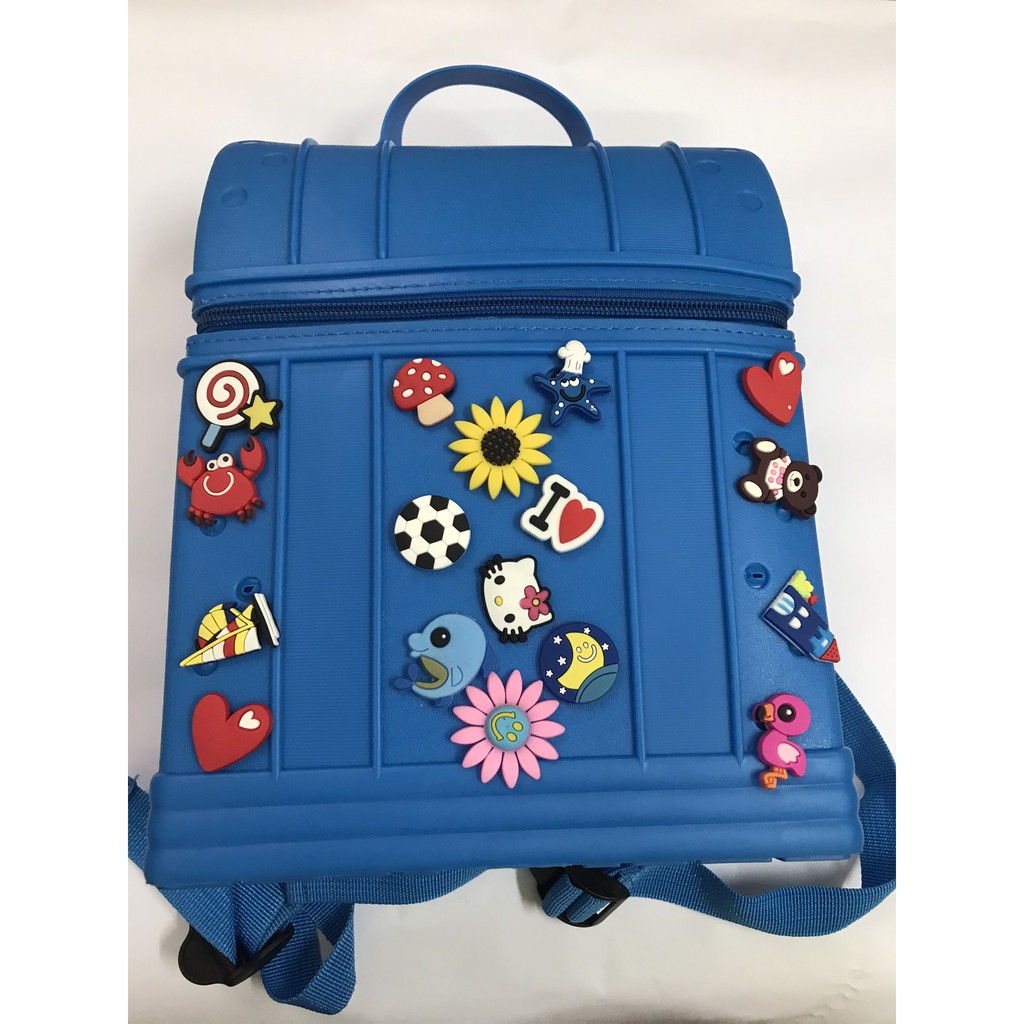 Balo siêu nhẹ Cross chống gù cho bé + Tặng kèm Sticker - Màu xanh dương mạnh mẽ