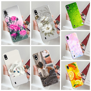 Ốp điện thoại TPU silicone mềm hình hoa cho Samsung Galaxy A10 2019/Samsung A10 A105 A105F