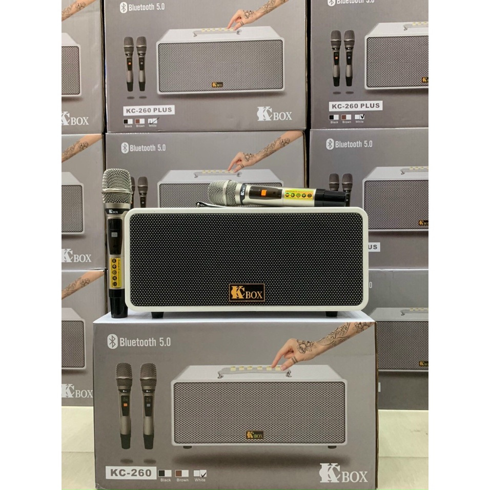 Loa Xách Tay Chính Hãng KCBOX KC 260 Trắng, Đen, Nâu