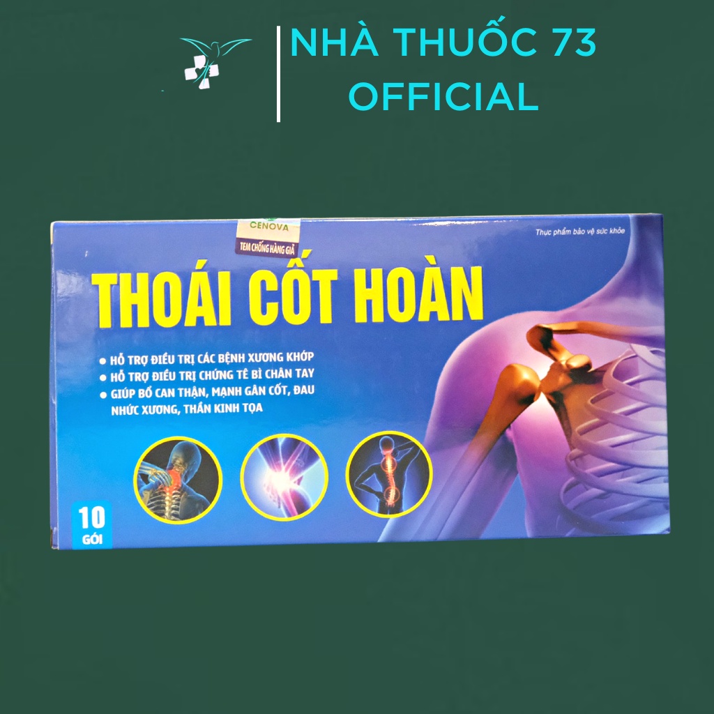 Xương Khớp Thoái Cốt Hoàn, Giảm Đau Nhức Xương Khớp, Đau Cổ Vai Gáy, Đau Lưng Gối, Thoát Vị Đĩa Đệm – Nhà thuốc 73