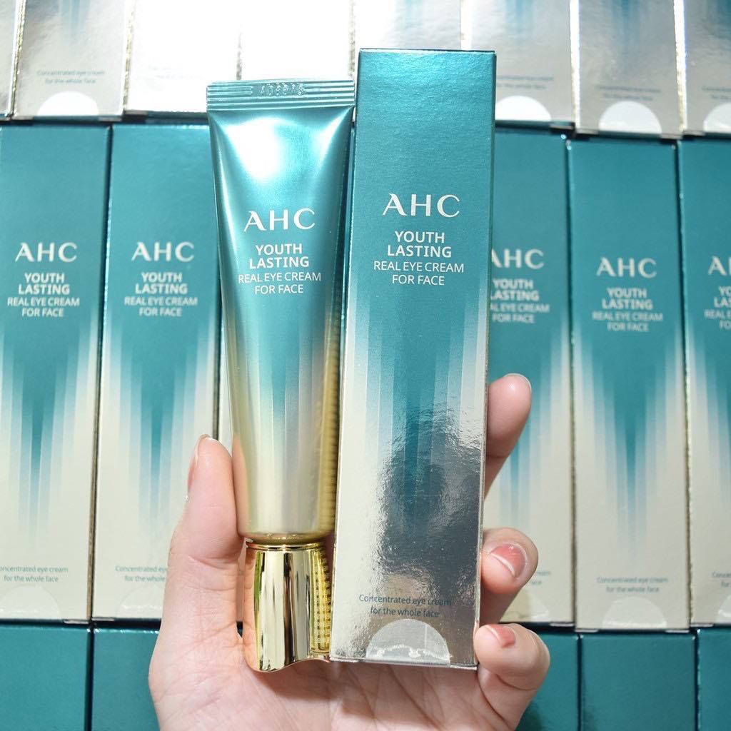 Kem Mắt AHC Ageless Real Eye Cream For Face 12ml &amp;30ml Hàn Quốc.