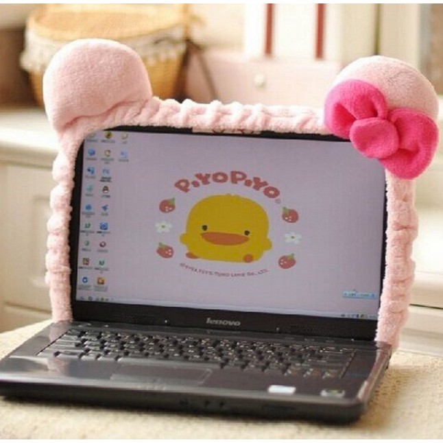 Vỏ bọc màn hình LCD hình hello kitty đáng yêu dành cho laptop/máy tính bàn