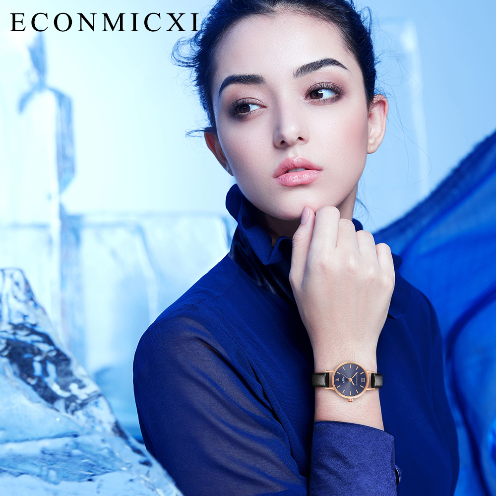ZOLFA Simple Ladies Black Leather Watches Elegant White Womens Quartz Wristwatch Dress Clocks Ladies Gift Đồng hồ nữ
