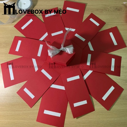 Hộp đựng tiền- Box lục giác đựng tiền hot- quà tặng ý nghĩa-LoveBox by Mèo