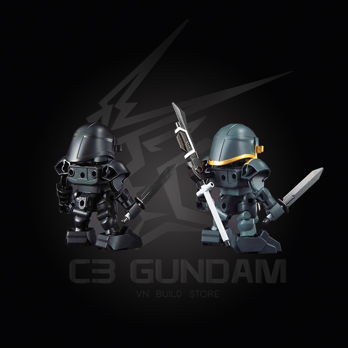 MÔ HÌNH GUNDAM BANDAI SD TAM QUỐC SANGOKU SOKETSUDEN BUG & BUDUIBING SET - LÍNH TAM QUỐC SDSS