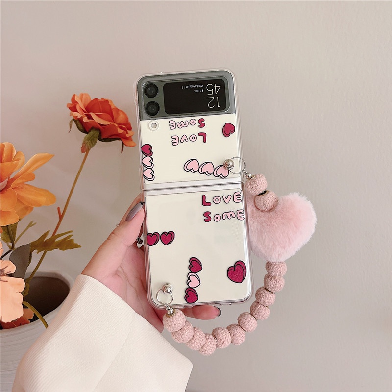 Ốp Điện Thoại PC Cứng Trong Suốt Nắp Lật Chống Sốc Cho Samsung Galaxy Z Flip 4 5G Z Flip 3