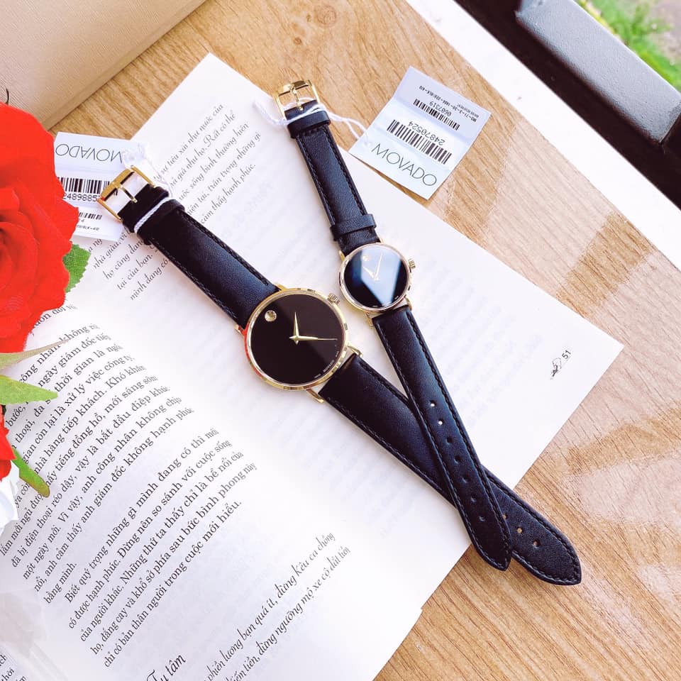 Đồng Hồ Nam Nữ Movado Museum Couple 0607314 & 0607319