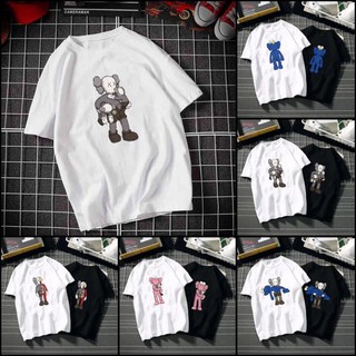 Áo thun hoạt hình KAWS tay ngắn (có màu vàng và size XXXL: inbox shop)