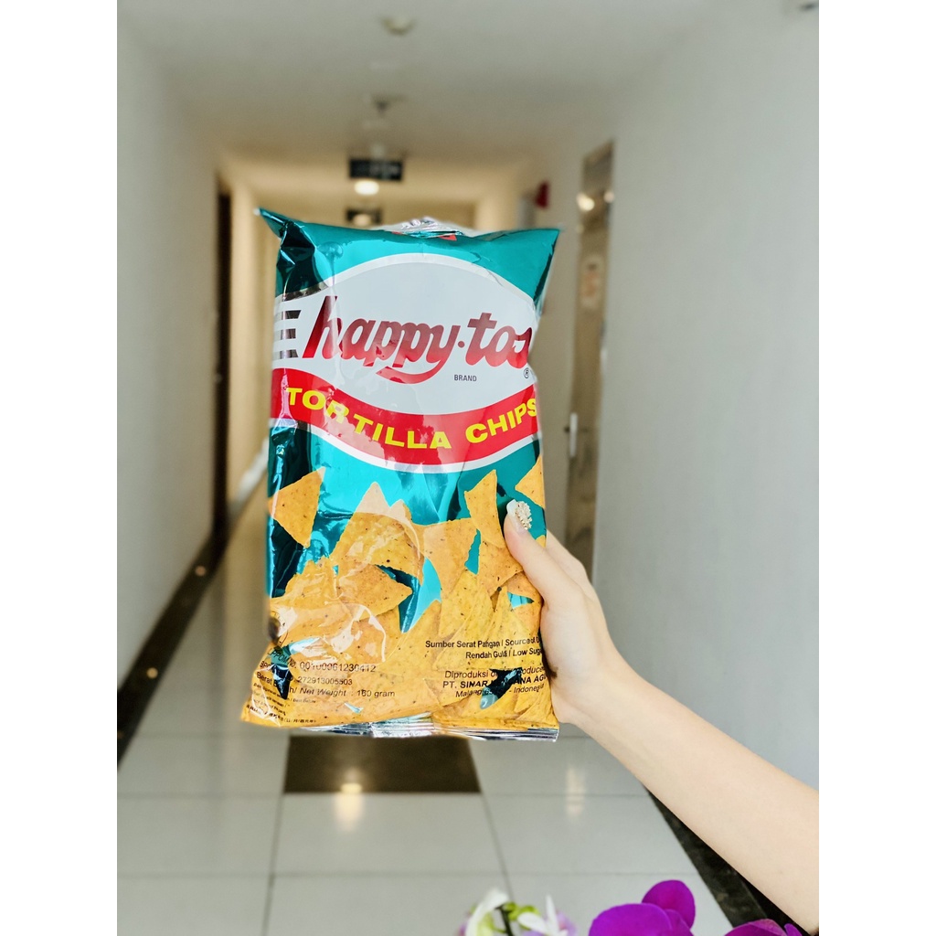 Snack Happy Tos Bắp Vị Phomai Cheddar Giòn Thơm