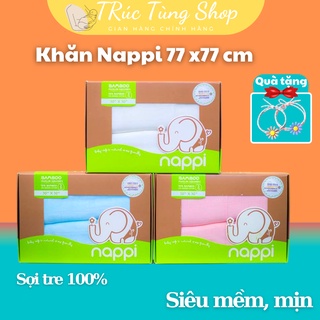 NAPPI - set khăn đa năng sợi tre (2c) ( made in Thai Lan )